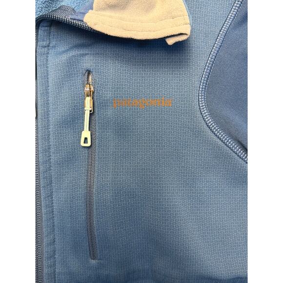 Patagonia Fleece Men Sz SM Blue Full Zip Thermal Polartec Jacket - Picture 2 of 10
